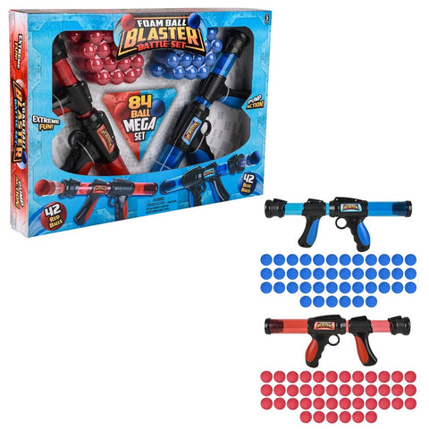 Foam Ball Blaster Set 2pc 84 Balls - LLB Toys