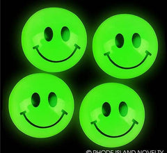 27mm 1" GLOW IN DARK SMILE FACE BALL LLB Light-up Toys
