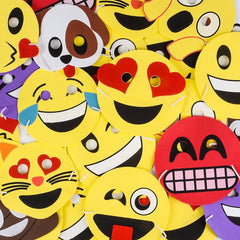 7.5" FOAM EMOTICON MASKS LLB kids toys