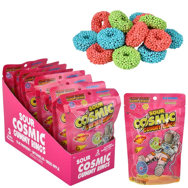 Cosmic Sour Gummy Rings -  LLB Toys