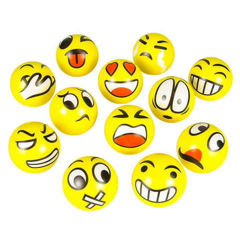 3" EMOTICON STRESS BALL LLB kids toys