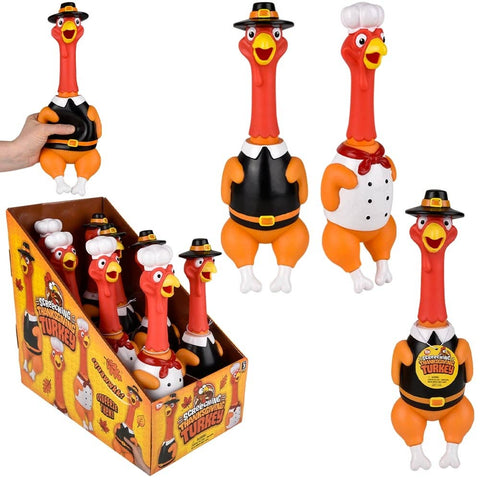 13" Screeching Rubber Thanksgiving Turkey - LLB Toys