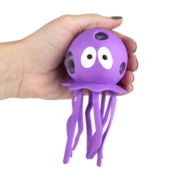 5.5" Squish And Stretch Beaded Octopus LLB Squishy Toys