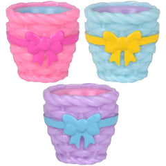 Squeezy Pop Up Bunny In Easter Basket 3" 12/disp - LLB Toys