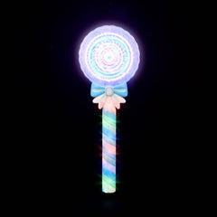 12" LIGHT-UP SPINNING LOLLIPOP WAND LLB Light-up Toys
