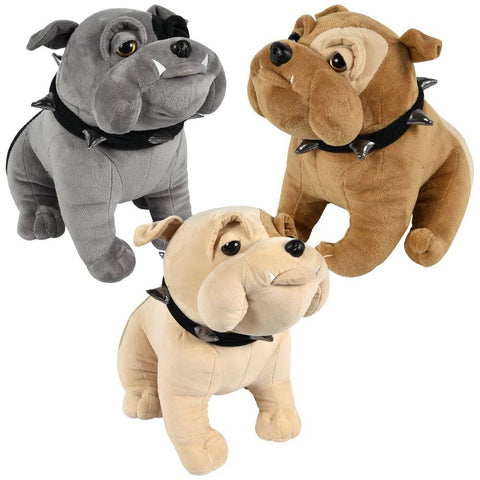12" Bulldog Plush - LLB Toys
