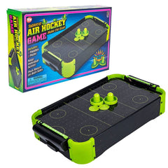 NEON TABLETOP AIR HOCKEY GAME 20"x12.25" LLB kids toys