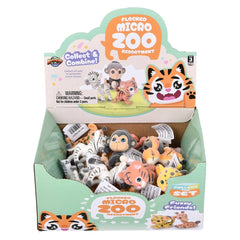 1.5" Flocked Micro Zoo Assortment - LLB Toys