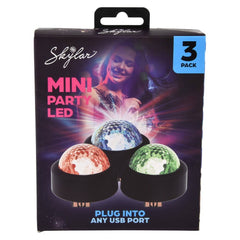 Skylar 3 Pack USB Mini Party Lights