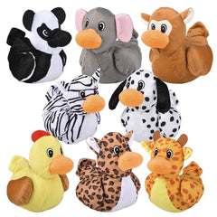 8" DUCK ANIMAL plush ASSORTMENT - LLB Plush Toys