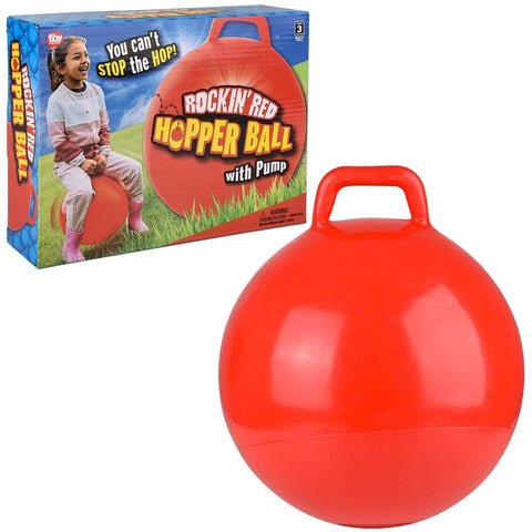 18" Red Hopper Ball - LLB Toys