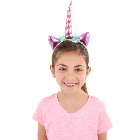 METALLIC UNICORN HEADBAND LLB Plush Toys