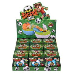 3.5" Pocket Ball Soccer Game 9ct - LLB Toys