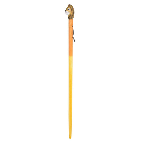 48" WOODEN LION WALKING STICK LLB kids toys