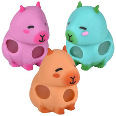 3.5" Squeezy Bead Capybara Ball-LLB Toys- LLB Toys