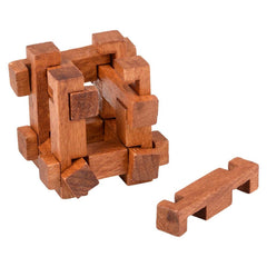 1.75" WOODEN BRAIN TEASERS LLB Wood Toy - Kids
