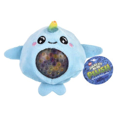 3'' Narwhal Squeezy Bead plush LLB Plush Toys