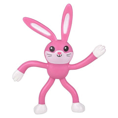Bendable Easter Bunnies 5" 24/disp - LLB Toys