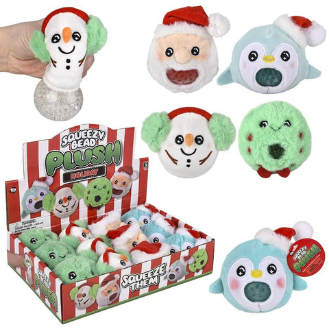 3" Christmas Squeezy Bead Plush Llb Plush Toys - LLB Toys