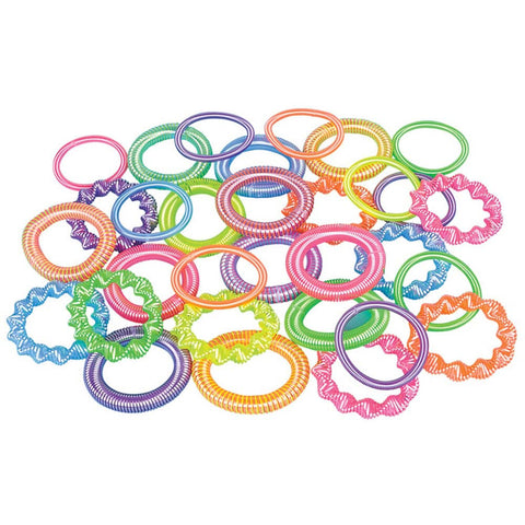 COIL SPRING BRACELET ASSORTMENT - LLB Toys