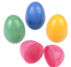 3.25" HINGED PLASTIC EASTER EGGS (100PC/UN) LLB kids toys