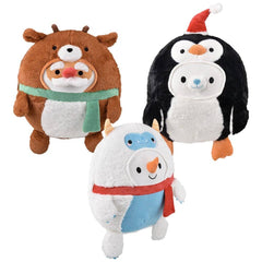 15" Squishy-Ishies Dressed Christmas Animals - LLB Toys