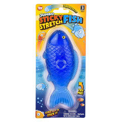 7.5" Jumbo Sticky Stretch Fish - LLB Toys