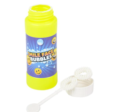 SMILE FACE BUBBLE BOTTLE 2OZ LLB kids toys