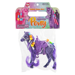 FLOCKED FASHION PONY LLB kids toys