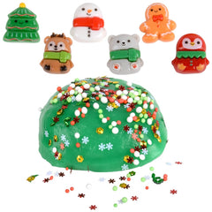 3.25" Christmas Mix-In Slime 6ct