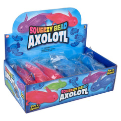 7.5" Squeezy Bead Axolotl 12ct - LLB Toys