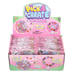 Pick N Create Smile Beaded Fidget Bracelet 24ct - LLB Toys