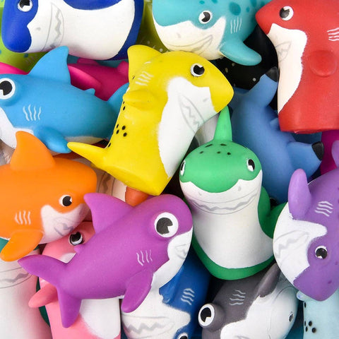 2" Rubber Shark Assortment Toy - LLB Toys