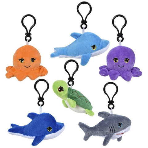 4" Sealife Backpack Clip - LLB Toys