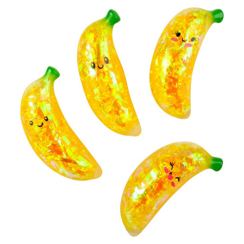 5.5" SQUEEZE SPARKLE BANANA LLB kids toys