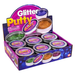 3" GLITTER PUTTY IN TIN BOX LLB Slime & Putty