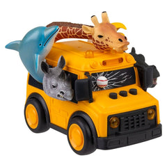 Animal School Bus With Lights And Sound - LLB Toys
