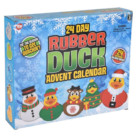 24 Day Rubber Ducky Christmas Advent Calendar - LLB Toys