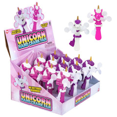6.5" UNICORN HAND CRANK FAN LLB kids toys