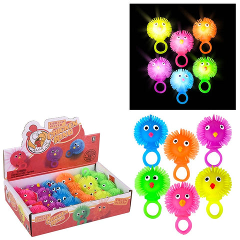Light-Up Chicken Puffer Ring - LLB Toys