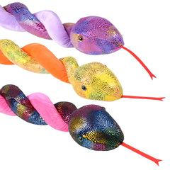 67" TWISTY SNAKE METALLIC ASSORTMENT A LLB Plush Toys