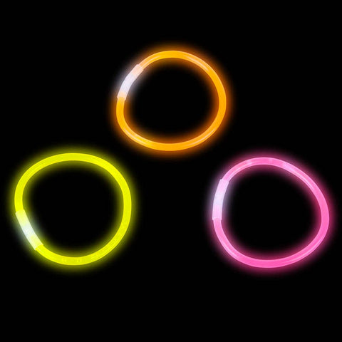 8" Glow Bracelet Tube 100ct - LLB Toys