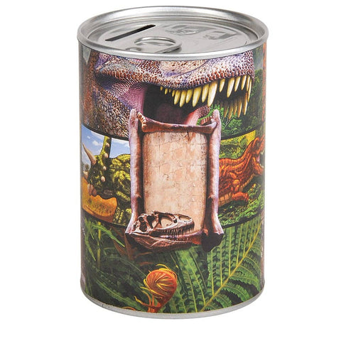 TIN CAN BANK DINO LLB kids toys