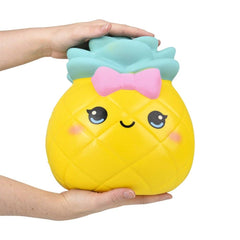 JUMBO SQUISH PINEAPPLE BOW MIX 10" LLB Squishy Toys
