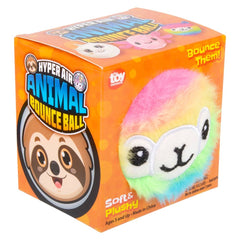 3.25" Hyper Air Plush Animal Bounce Ball  - LLB Toys