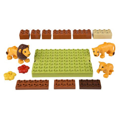BLOCK SCENE LION15PCS LLB kids toys