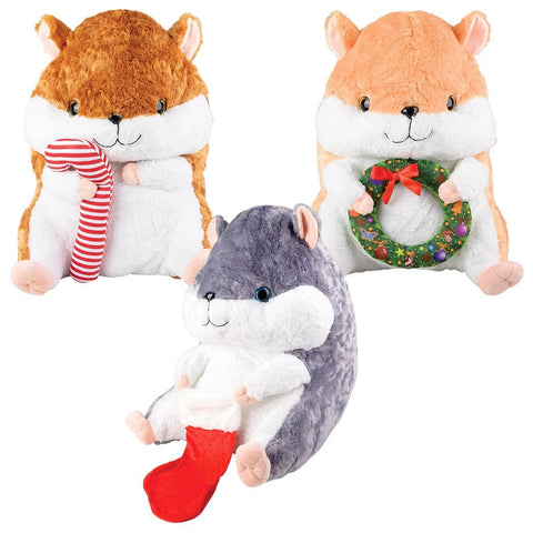 26"CHRISTMAS HAMSTER  LLB Plush Toys
