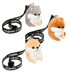 4" 180PC LANYARD BELLY BUDDY ASSORTMENT LLB Plush Toys