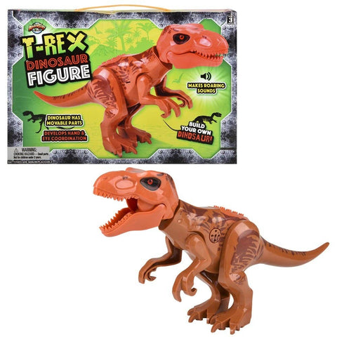 T-REX DINOSAUR ROARING BLOCK FIGURE LLB kids toys