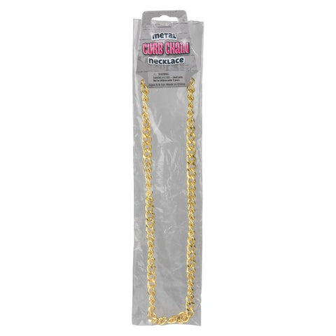 Metal Curb Chain Necklace 19.65" - LLB Toys